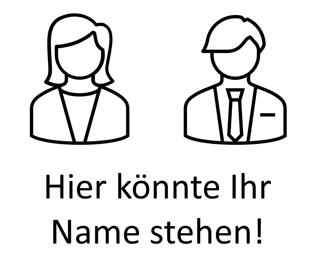 Hier könnte Ihr Name stehen